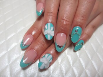 ネイルデザイン シエル(nail design CiEL)/ティファニーネイル