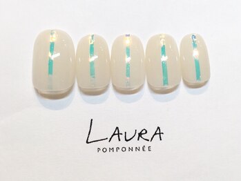 ローラポンポニー(Laura pomponnee)/オーロラフイルムネイル