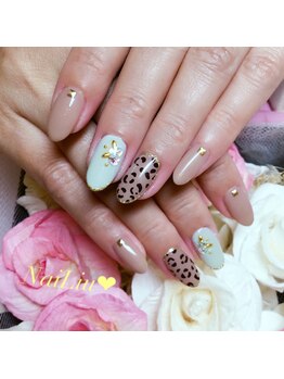 ネイリュー 田中店(naiLiu)/ヒョウ柄ネイル