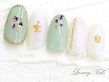 ラグジュアリーネイルズ オオミヤ(Luxury Nails Omiya)/押花*Springネイル