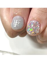 カミナネイル(KAMINA.nail)/イニシャル&ホログラム