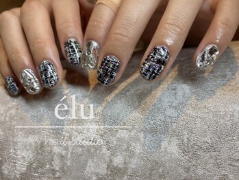 エル(elu)/パラジェル ツイードネイル