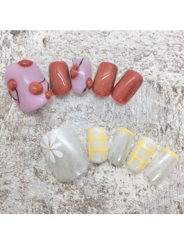 タネモト(Tanemoto)/4・5月フットネイル¥9900