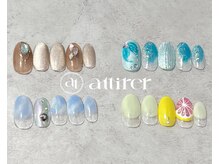 アティレ(attirer)/8月☆Monthly定額ネイル