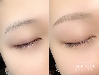 インパクト(IMPACT)の写真/眉ワックスで憧れの〈美眉〉に★骨格に合わせて黄金比の美眉を創り上げます◎