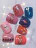 【7月8月限定価格！】☆★夏フットキャンペーン★☆ワンカラー親指アート付き