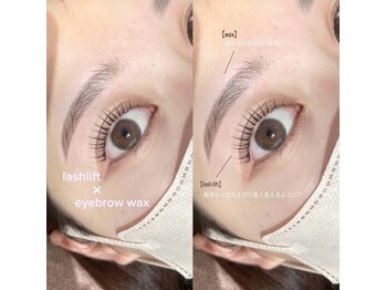 ニウ(niu)/lashlift + eyebrow wax