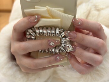 韓国ネイル キラキラネイル