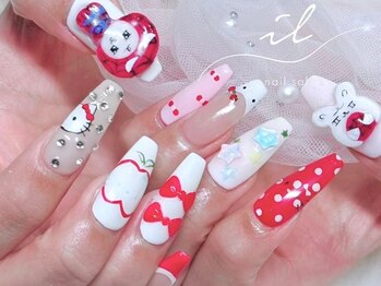 イル 神戸店/3Dキャラネイル×アート