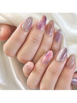 ナナズネイル 西小倉店(NANA's Nail)/ニュアンスパープル
