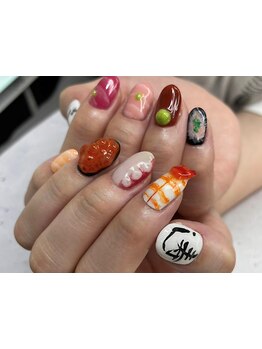 手描きアートが得意なサロン