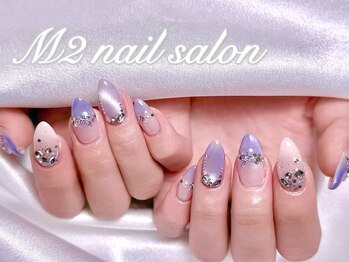 エムズ ネイルサロン(M2)/水光パープルマグネット