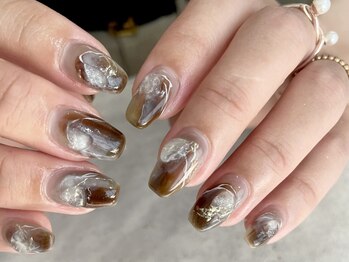 フィール(feel)の写真/絶妙なカラーやぷっくりアート/ニュアンスネイルなどデザイン豊富◎自爪に優しいフィルイン施術でモチも◎