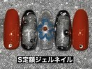 ぷっくりフラワー×囲みシルバー