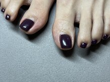 ルナ(LuNa)/ダークカラーのワンカラーネイル