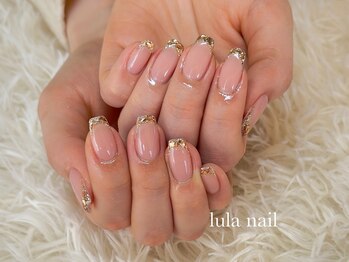 ルラネイル(lula nail)/ガラスフレンチネイル¥9,900