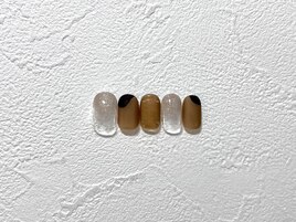 バレンタインネイル