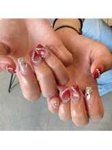 ビー 高槻(be)/花火ネイル/埋め尽くしネイル