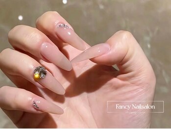 ファンシー 町田店(Fancy)の写真/誰もが見惚れてしまう抜群の仕上がりに♪【チップスカルプワンカラーORラメグラ￥8980】指先を美しく演出★