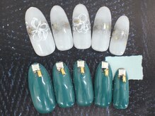 ネイルサロンセレーネ(Selene)/シンプルスタッズネイル