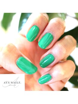 アヤネイルズ アンド アイラッシュ(AYA NAILZ.&Eyelash)/シンプルワンカラーネイル