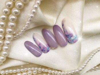 ウィズ フェリーク/梅雨紫陽花ネイル