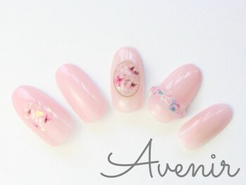 アヴィニール 表参道(Avenir)/フラワーリングネイル