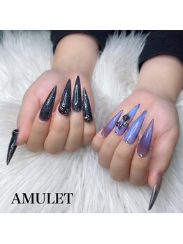 アミュレット(AMULET)/アシンメトリーネイル♪