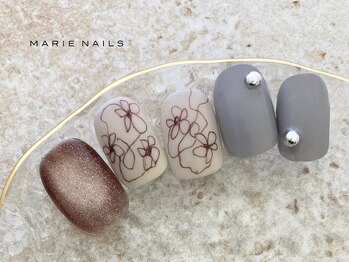 マリーネイルズ 大阪梅田店(MARIE NAILS)/新規様6000円 0424a リボン