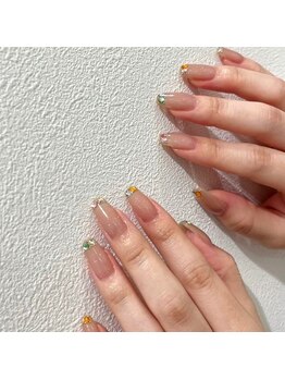 ネイルアンドアイラッシュ ヴィーナ フジグラン広島店(Vina)の写真/ネイリスト検定1級取得者在籍★モチ良し&カラー豊富【1カラーorグラデ(ケア込)¥3960】