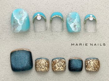 マリー ネイルズ いわきラトブ店(MARIE NAILS)の写真/★定額¥7,700(税込)！初回オフ無料/クチコミ数福島県no.1/予約はお早めに/１week保証付き♪最新トレンド◎