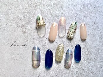 ファミーユ 池袋東口店(Famille)の写真/【初回オフ無料&カラー変更OK】ワンカラー¥3980/定額コース¥4980～/季節のトレンドデザインたくさん◎