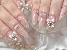 ネイルマフィア 新宿(NAIL MAFIA)/ガーリー/ビジュー