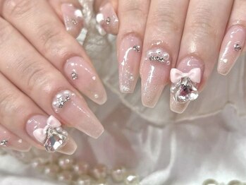 ネイルマフィア 新宿(NAIL MAFIA)/ガーリー/ビジュー