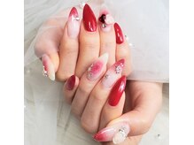 チーク ×グラデーション