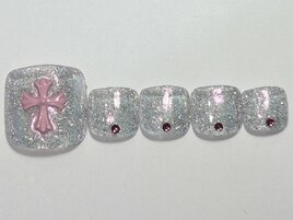 ピンククロムネイル￥7500