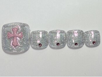 ネイルメゾン 渋谷店(NAIL MAISON)/ピンククロムネイル￥7500