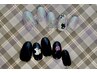 【ハンド】ハロウィンポイントアート￥8000
