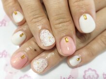 ネイルサロン 爪吉/手描き☆フラワーネイル♪