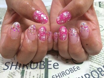 トータルサロン 白べぇーっ プラス/ビビットフラワーネイル*