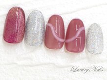ラグジュアリーネイルズ オオミヤ(Luxury Nails Omiya)/ぷっくり*ガーリーネイル