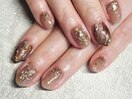 ブラウンニュアンス天然石
