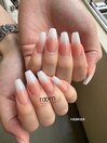 シンプルネイル×スカルプ
