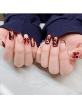 エンズネイル(O’s nail)/ボルドーネイル