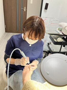 角質ケアができるサロン