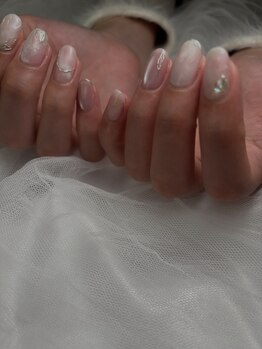 エミュ(e3mu)/ニュアンスネイル　ミラーネイル