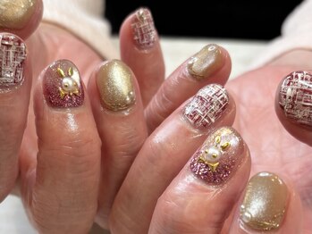 ツイードネイル