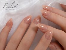 大人チークネイル