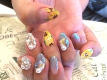 トータルサロン 白べぇーっ プラス/夏★ヒマワリネイル♪