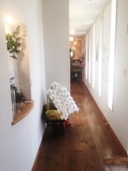 メナードフェイシャルサロン 光の森/玄関入って右奥に進んで下さい♪